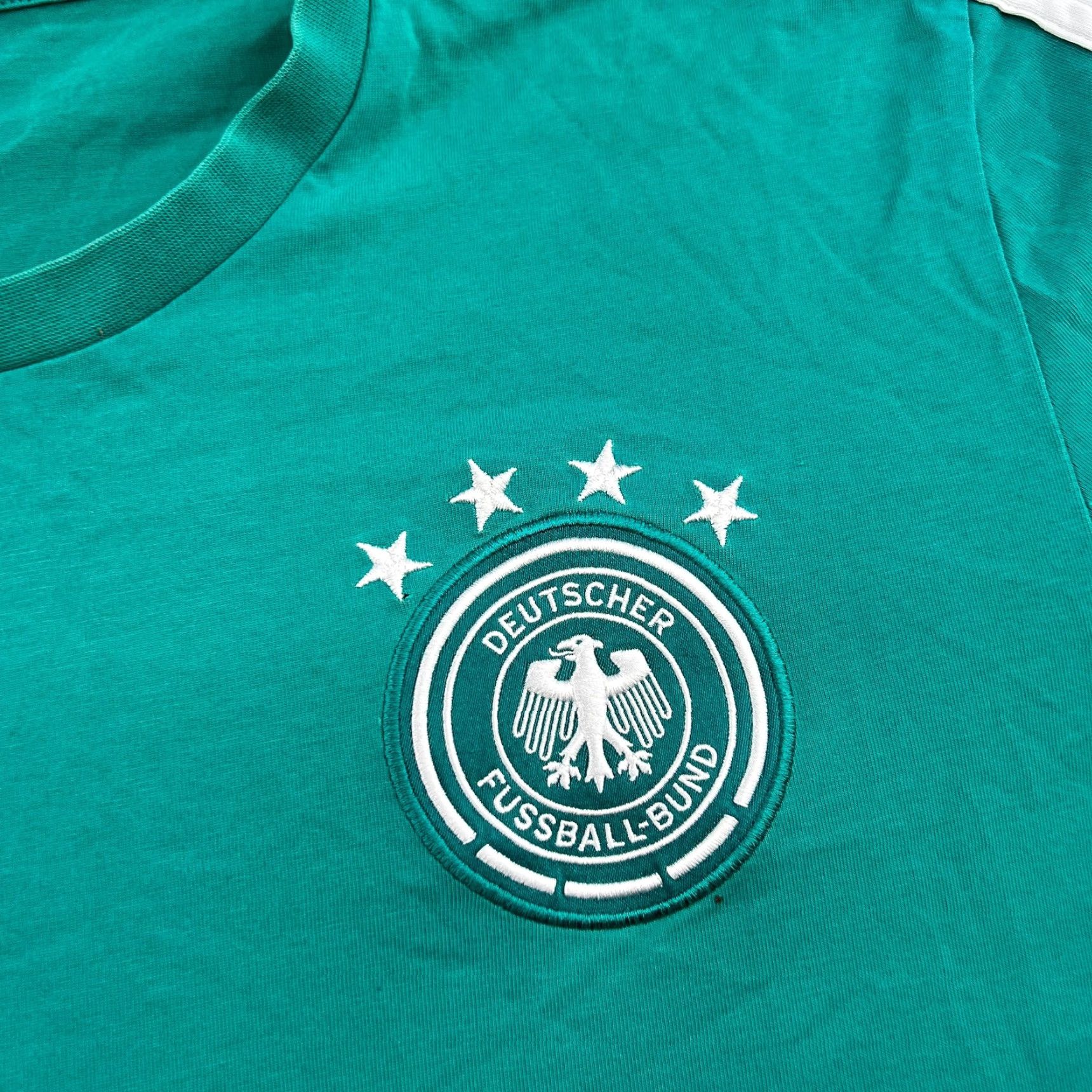 Adidas Germany 2018 Training Shirt Football Jersey Mens XL Green Drill Adidas Shirt Mens XL Green Jersey Size US XL / EU 56 / 4 - 4 Thumbnail