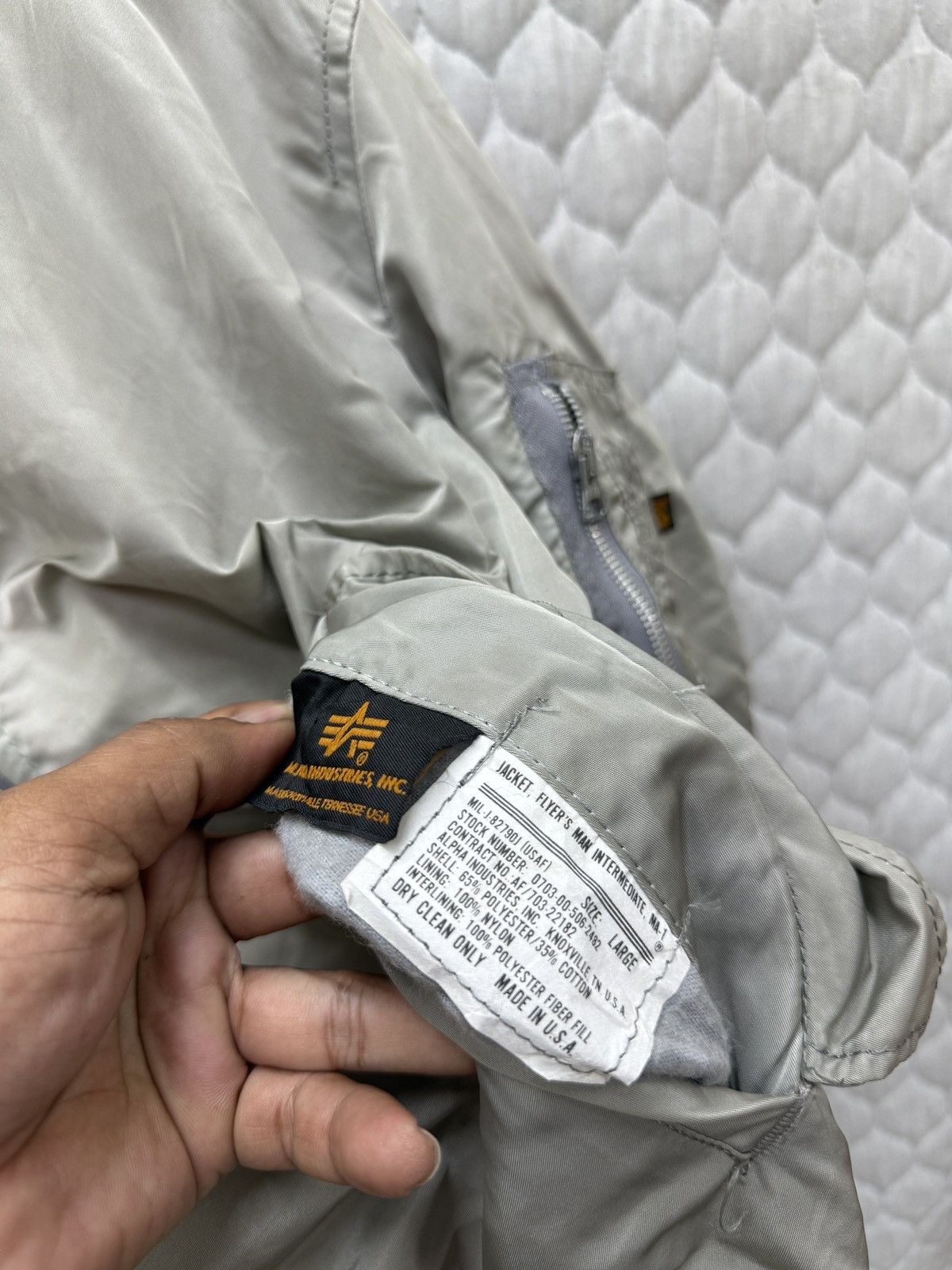 Alpha Industries 🔥🔥💥STEALS VTG ALPHA INDUSTRIES MA1 BOMBER JACKET Size US L / EU 52-54 / 3 - 11 Thumbnail