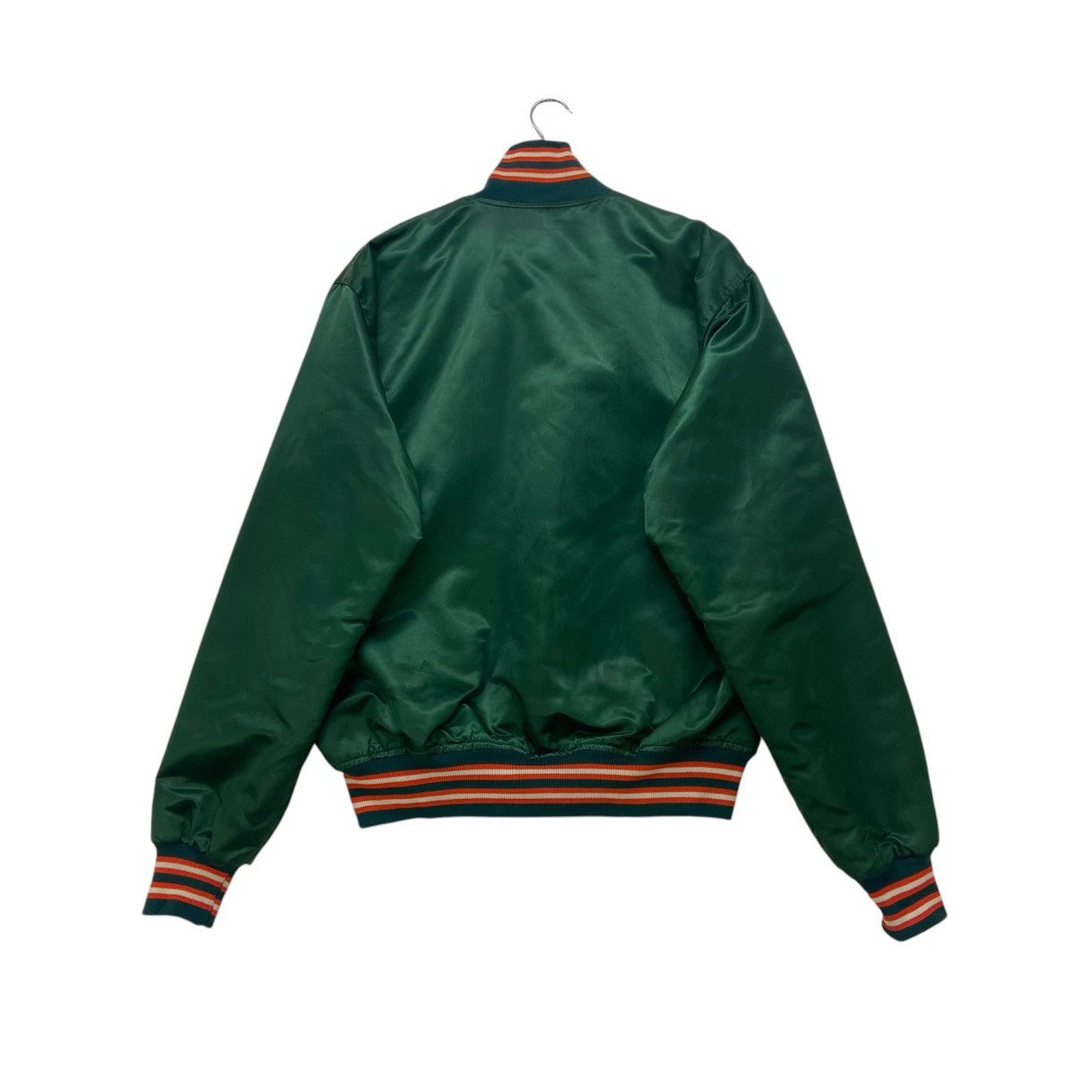 NFL Vintage NFL Hurricanes by Starter Satin Varsity Jacket Size US L / EU 52-54 / 3 - 2 Thumbnail