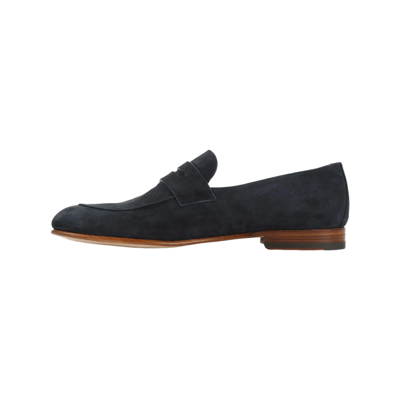 Giorgio Armani Blue Suede Loafers New & Authentic