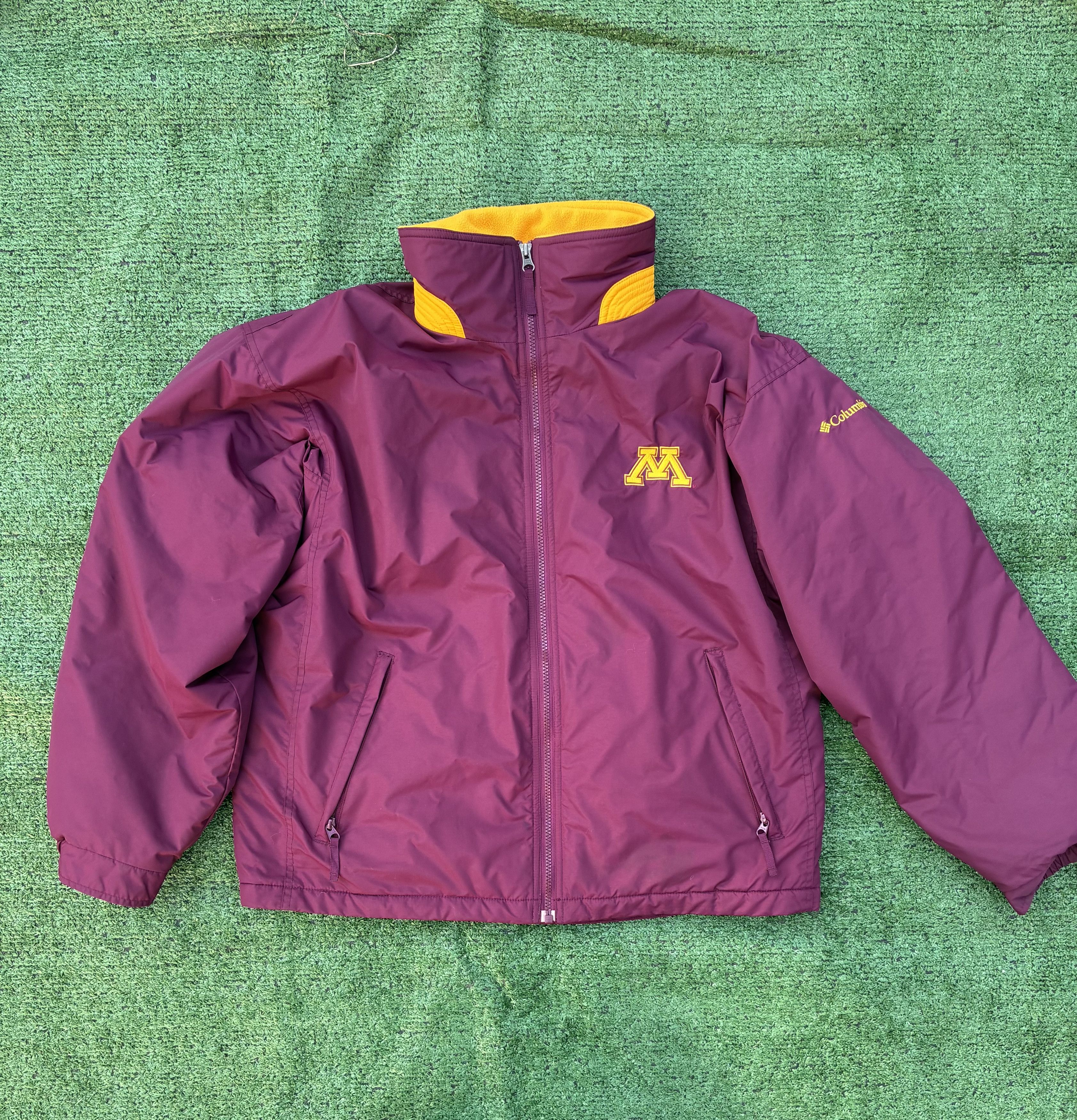 Columbia Columbia Maroon and yellow University of Minnesota jacket Size US L / EU 52-54 / 3 - 1 Thumbnail