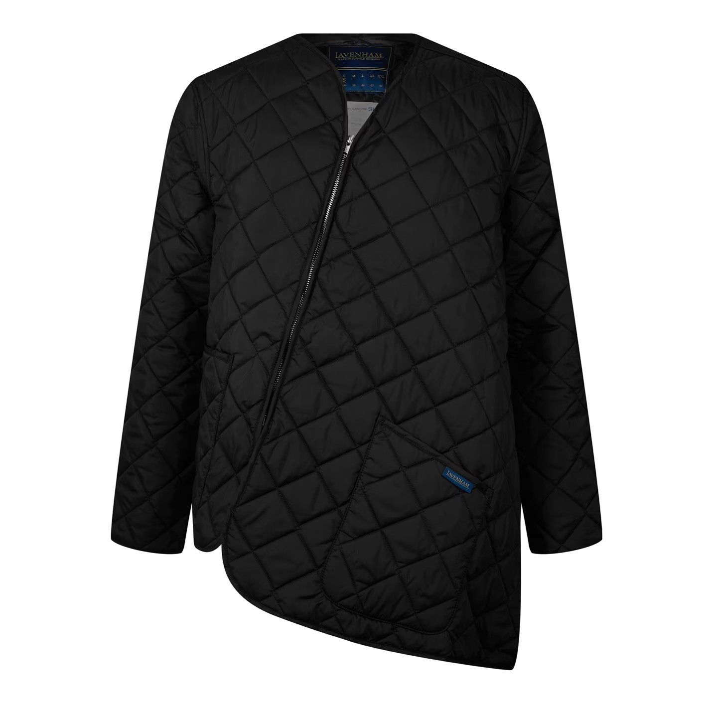 Comme des Garcons SHIRT o1g2r1mq0426 Asymmetrical Quilted Jacket in Black Size US L / EU 52-54 / 3 - 1 Thumbnail