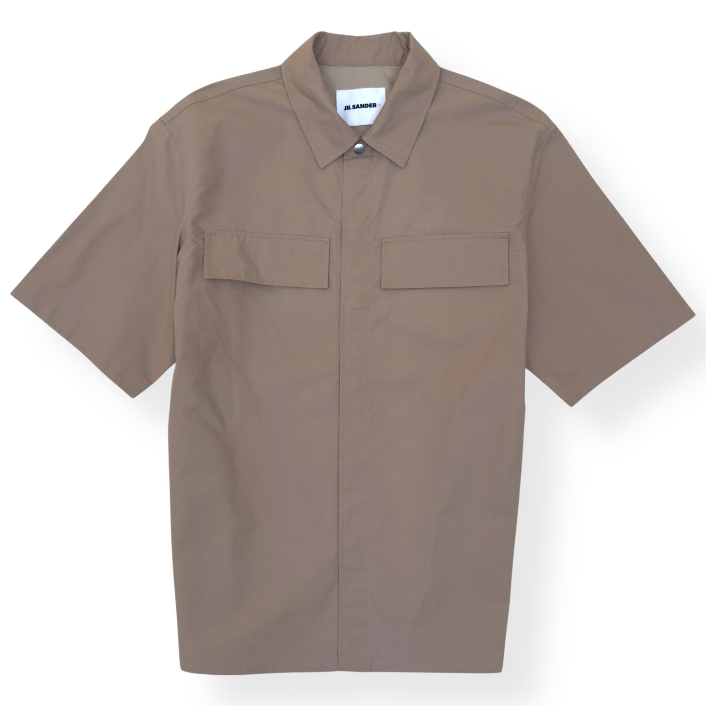 Jil Sander JIL SANDER SS25 FLAP POCKET SHIRT BEIGE 50 / L Size US L / EU 52-54 / 3 - 1 Thumbnail