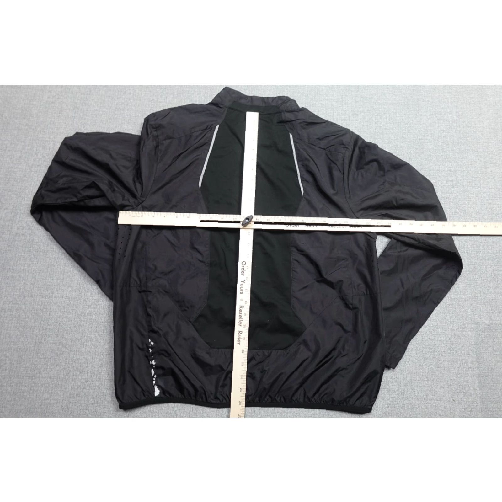 Vintage RLX Windbreaker Jacket Mens Large Black Golf Lightweight Full Zip Size US L / EU 52-54 / 3 - 6 Thumbnail