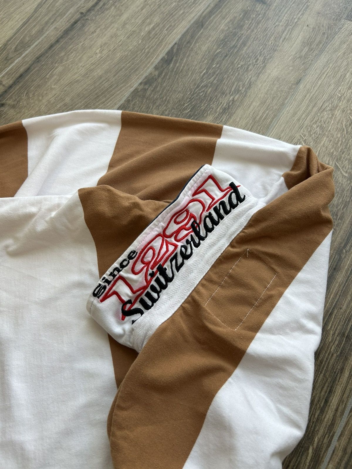 Rugby Ralph Lauren Vintage Swiss bull rugby Switzerland big logo long-sleeves Size US L / EU 52-54 / 3 - 3 Thumbnail