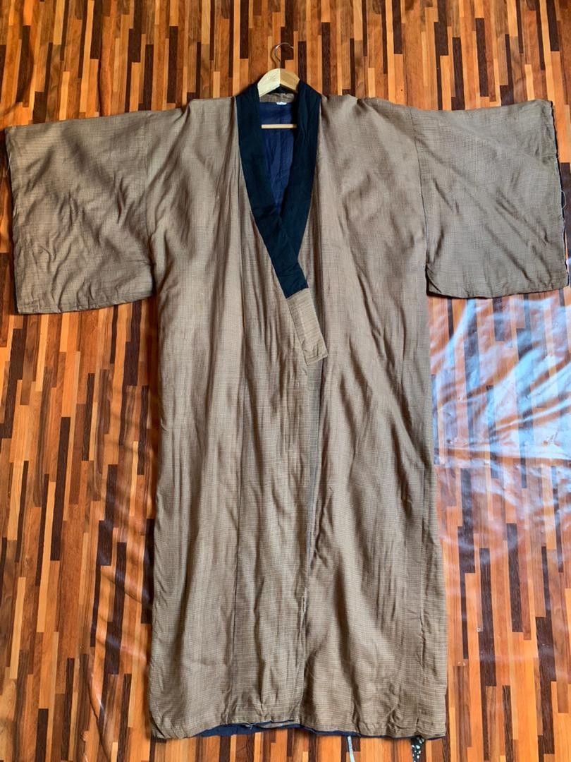Vintage p7 Vintage Kimono Japan Indigo inner Traditional samurai Size US XL / EU 56 / 4 - 1 Thumbnail