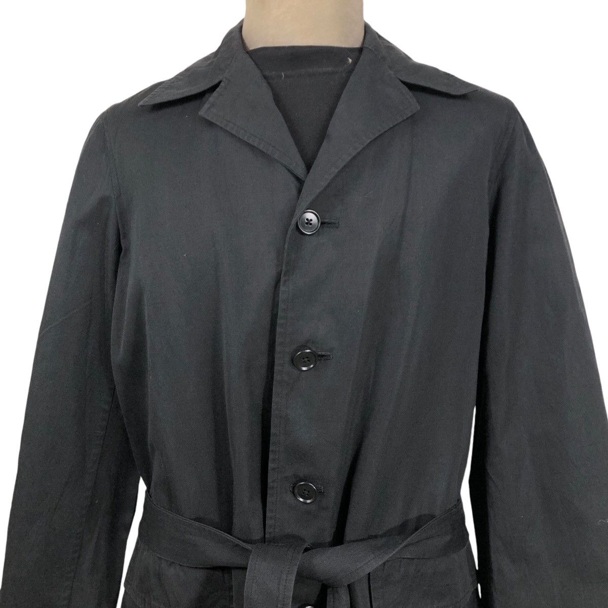 Yohji Yamamoto Vintage Y’s For Men Yohji Yamamoto 2002 S/S Car Coat Size US L / EU 52-54 / 3 - 9 Thumbnail