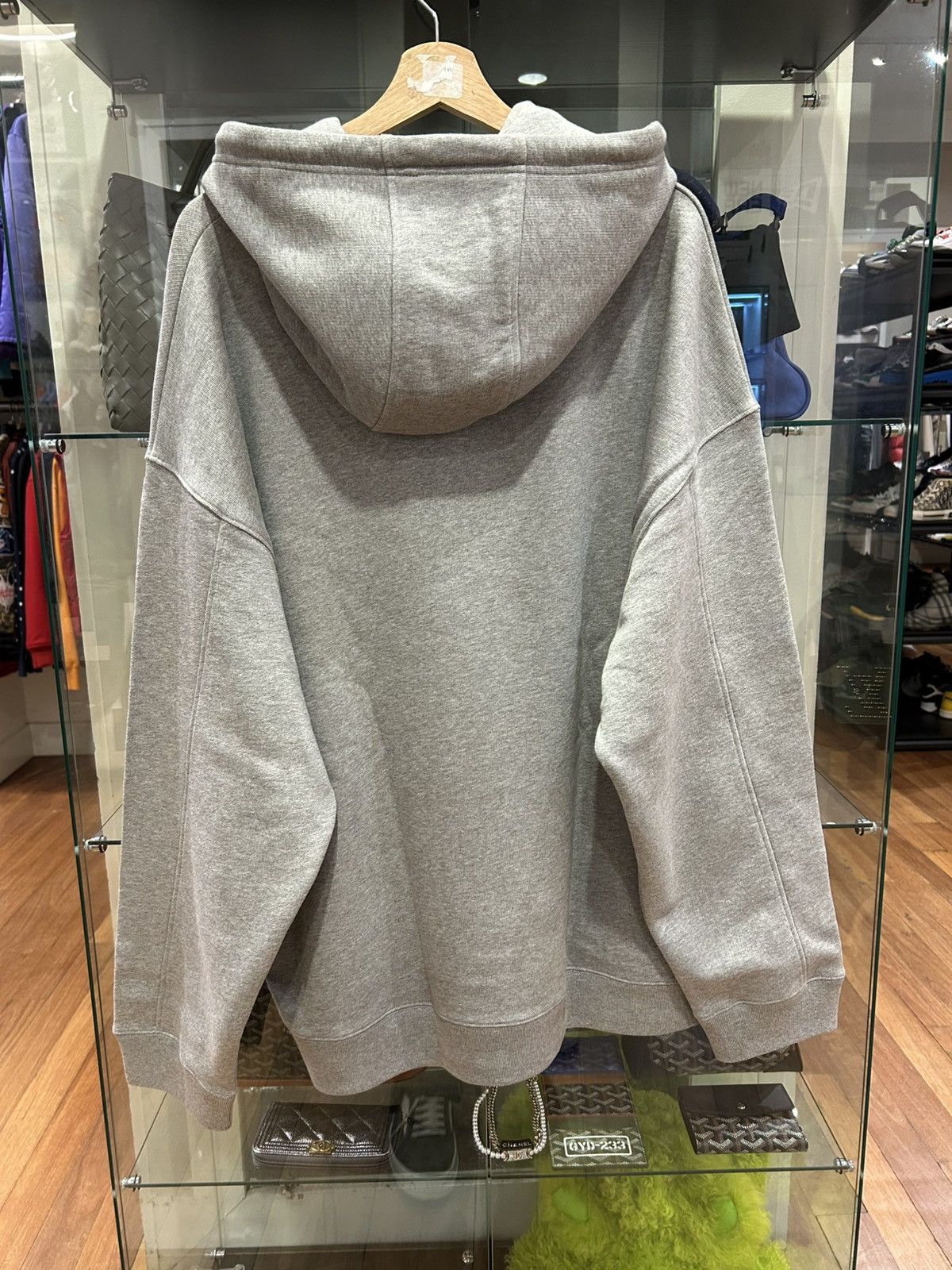 Loewe Loewe Anagram Leather Strings Hooded Sweatshirt Size US XXL / EU 58 / 5 - 2 Thumbnail