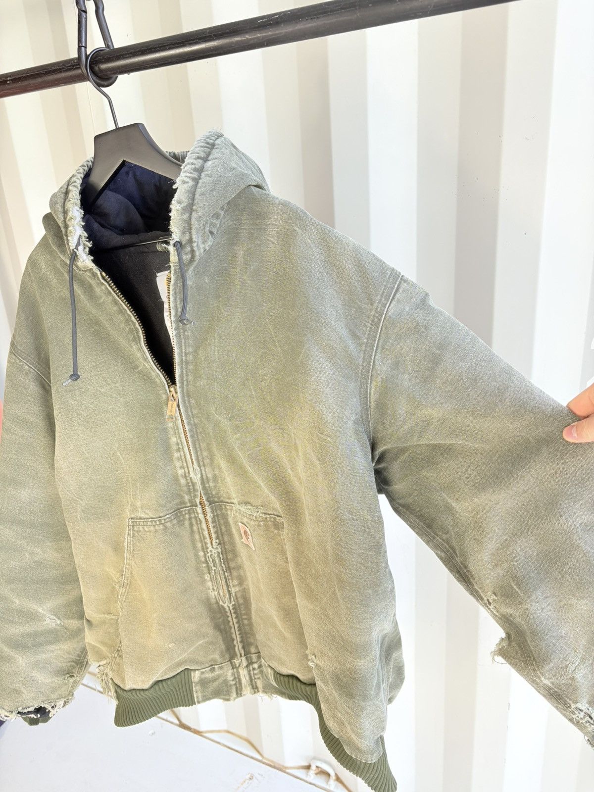 Carhartt Vintage Carhartt Jacket Distressed Thrashed Grunge Size US XXL / EU 58 / 5 - 6 Thumbnail
