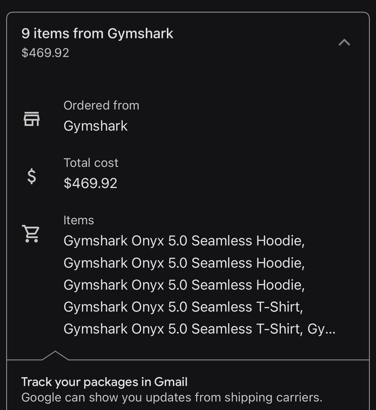 Gymshark Gym Shark Onyx Blue Size US S / EU 44-46 / 1 - 2 Thumbnail