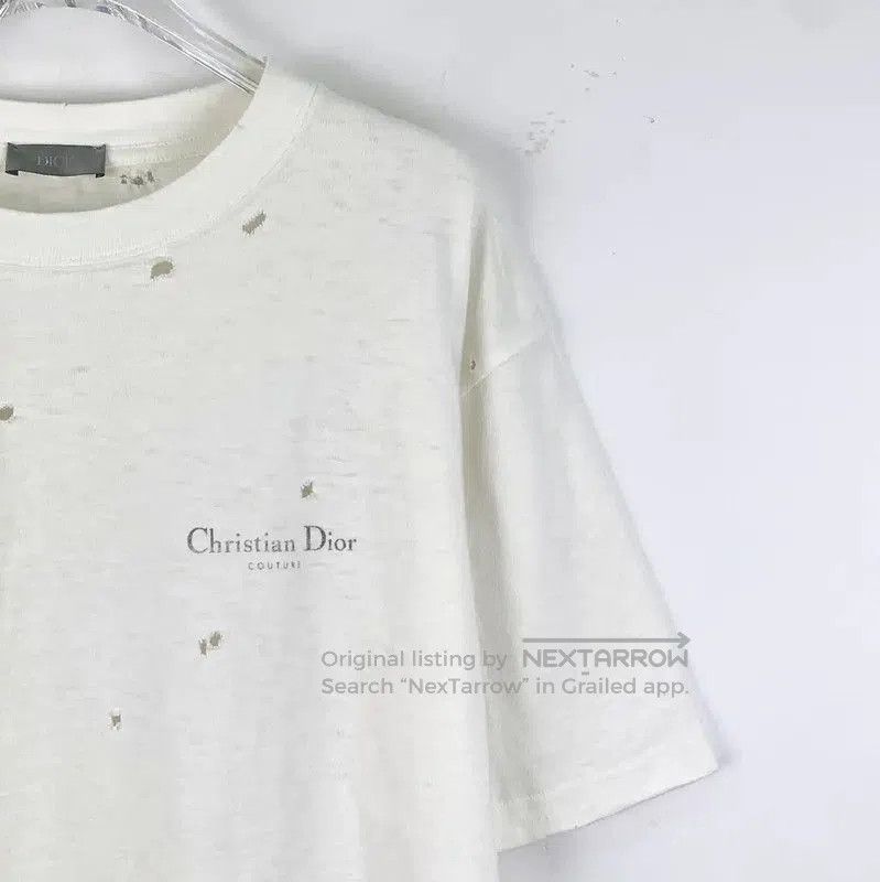 Dior Dior White Cotton Men's T-Shirt M Size . Size US M / EU 48-50 / 2 - 3 Thumbnail