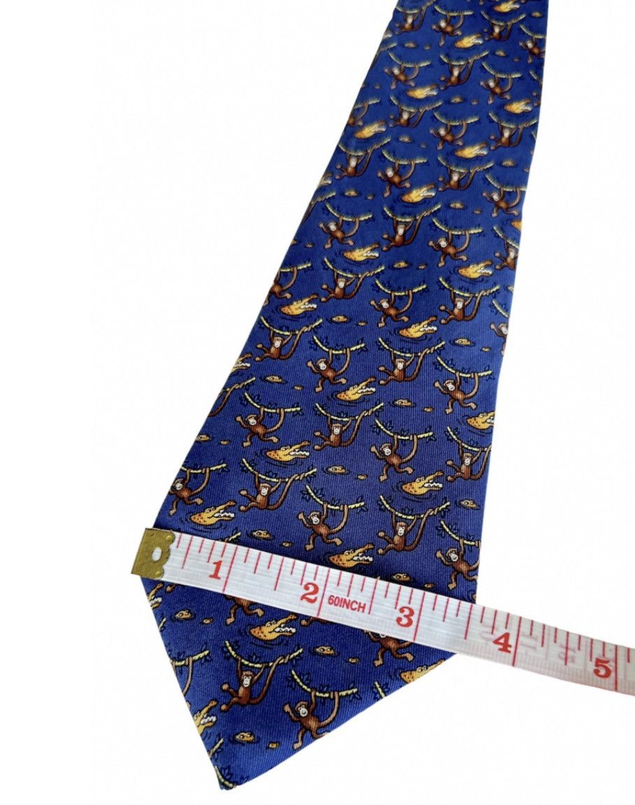 Hermes Hermes Tie / Rare Design Size ONE SIZE - 7 Thumbnail