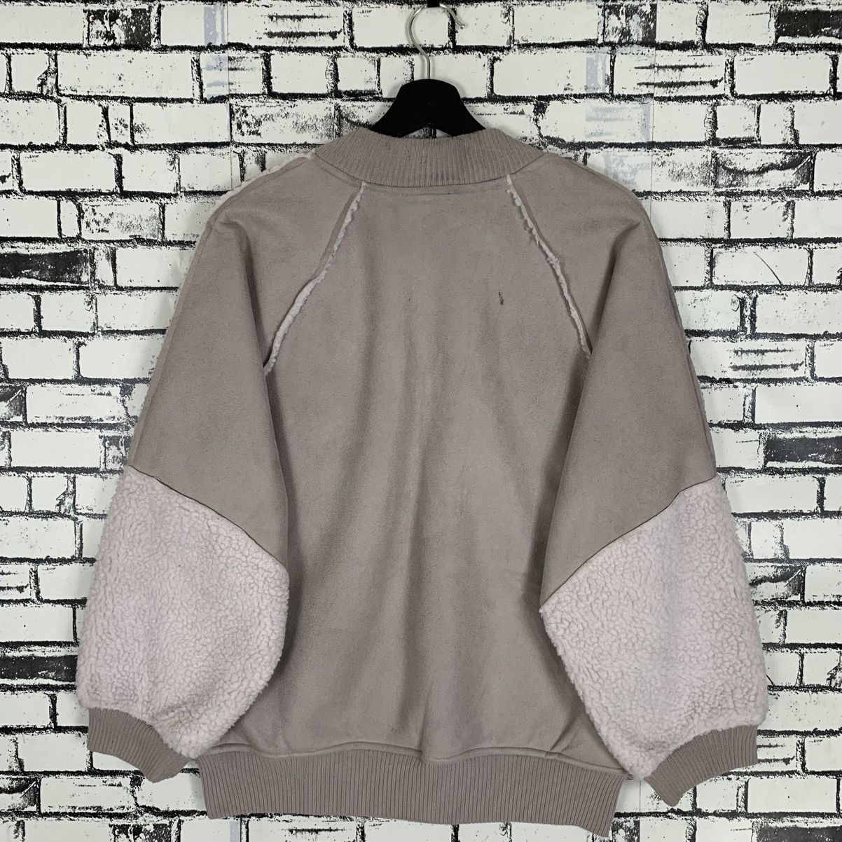 Designer × Japanese Brand × Vintage W Closet Sherpa Fleece ZipUp Jacket Size ONE SIZE - 16 Thumbnail