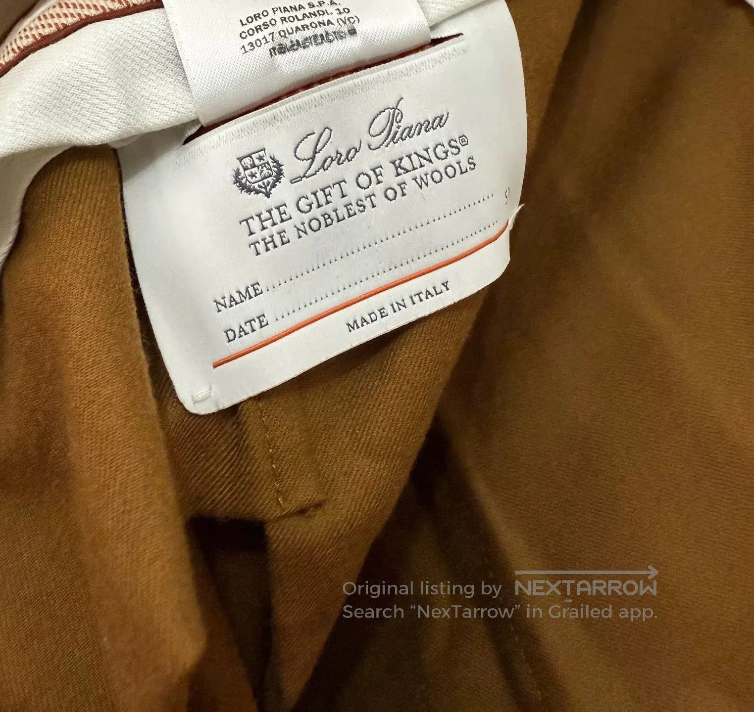 Loro Piana Loro Piana GOK Casual Pants in Camel Color. Size US 34 / EU 50 - 3 Thumbnail
