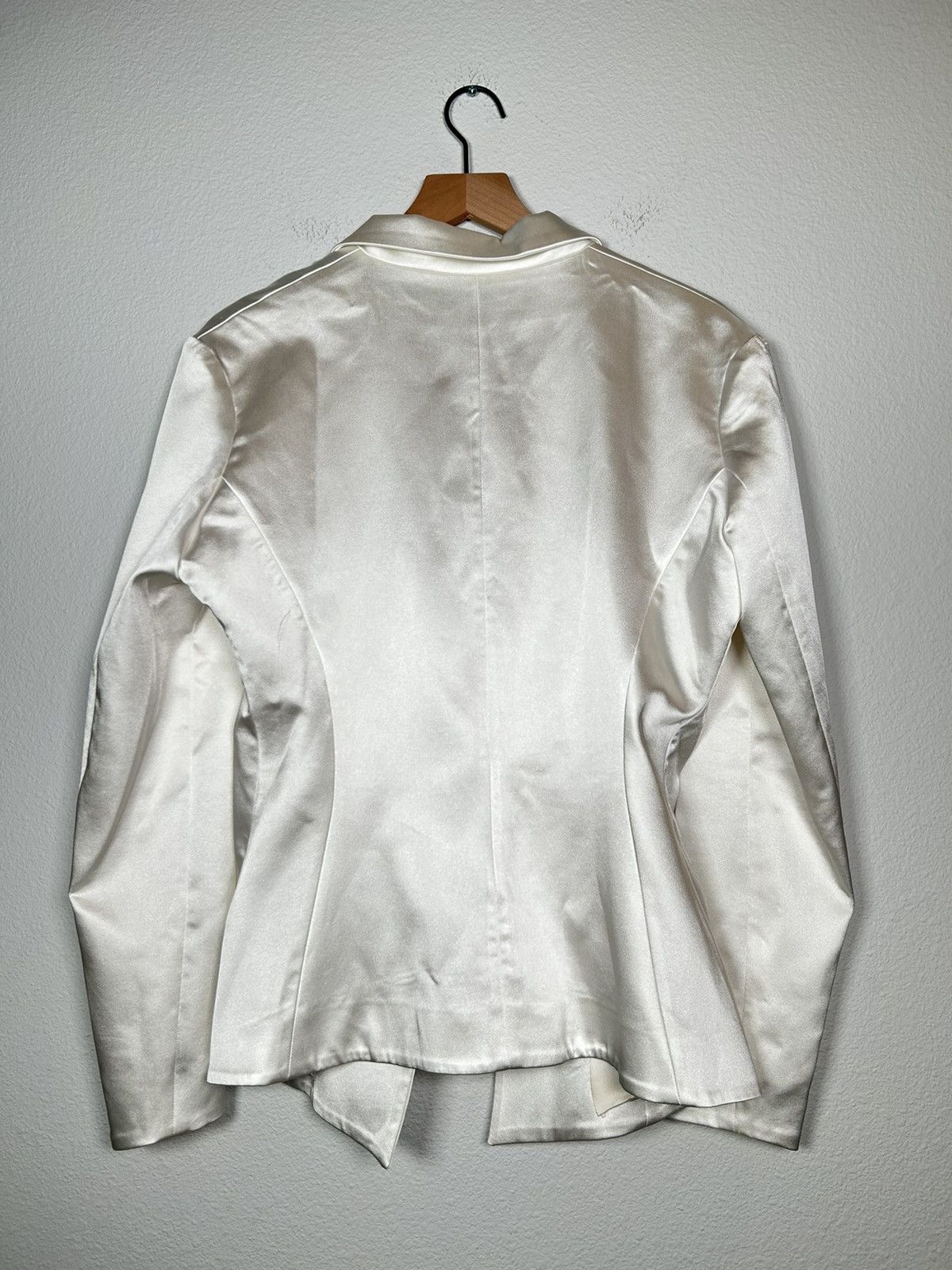 Ludovic De Saint Sernin MSRP:$1.7k Satin Open Front Blazer Size US M / EU 48-50 / 2 - 3 Thumbnail