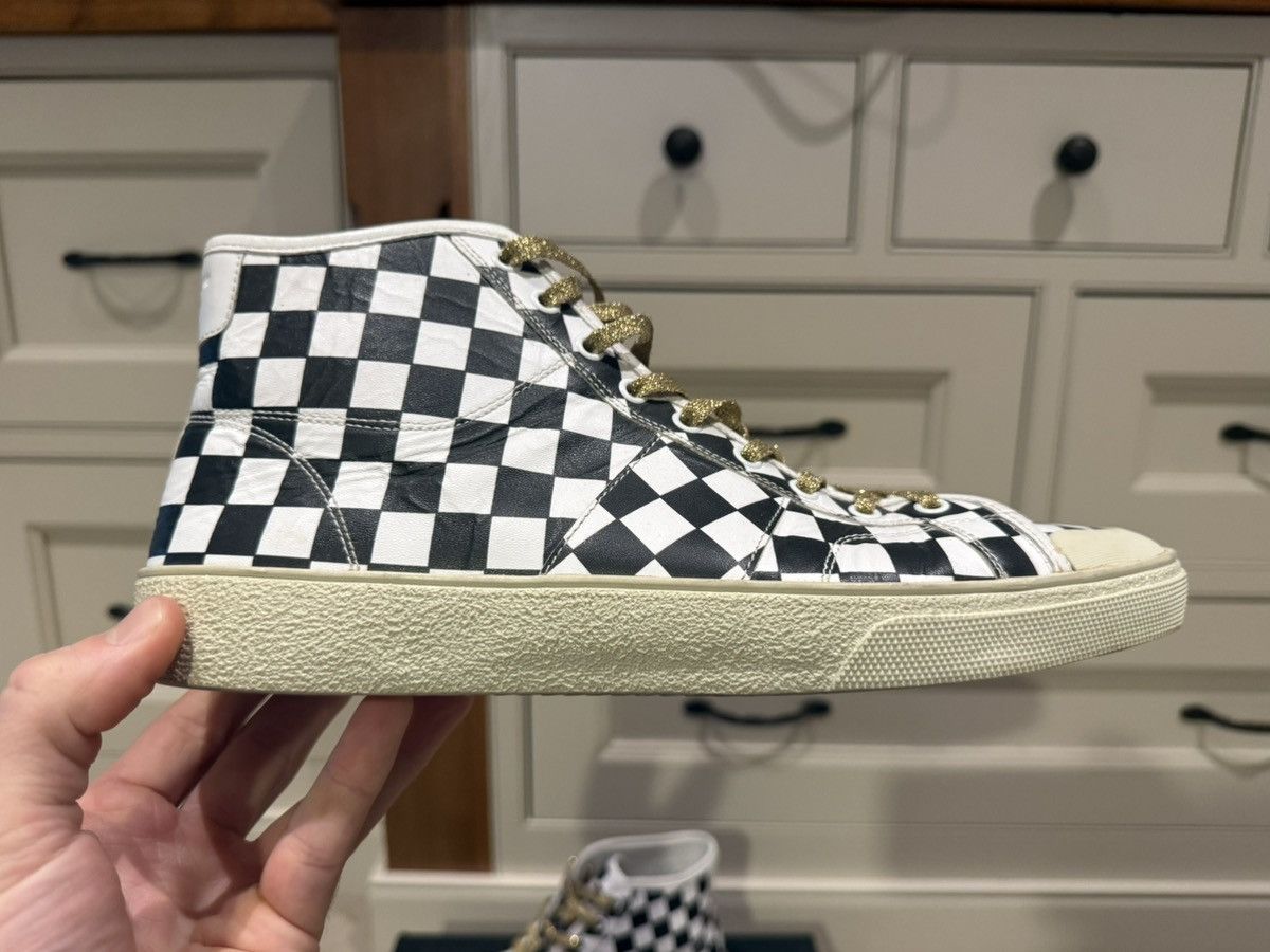 Saint Laurent Paris SS16 Saint Laurent surf sound checkered SL37 sneakers 45 Size US 12 / EU 45 - 14 Thumbnail