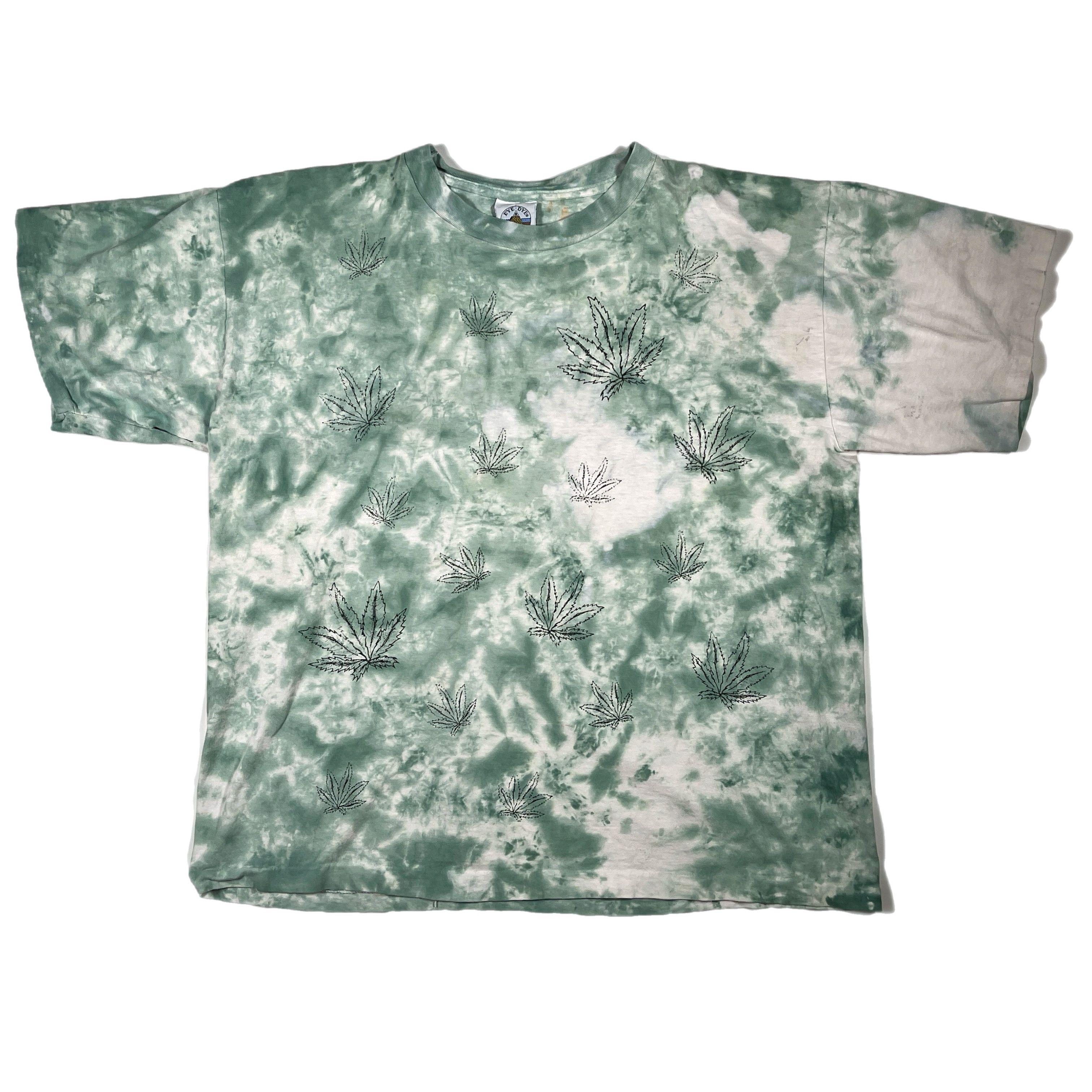 Weed Leaf Tie Dye