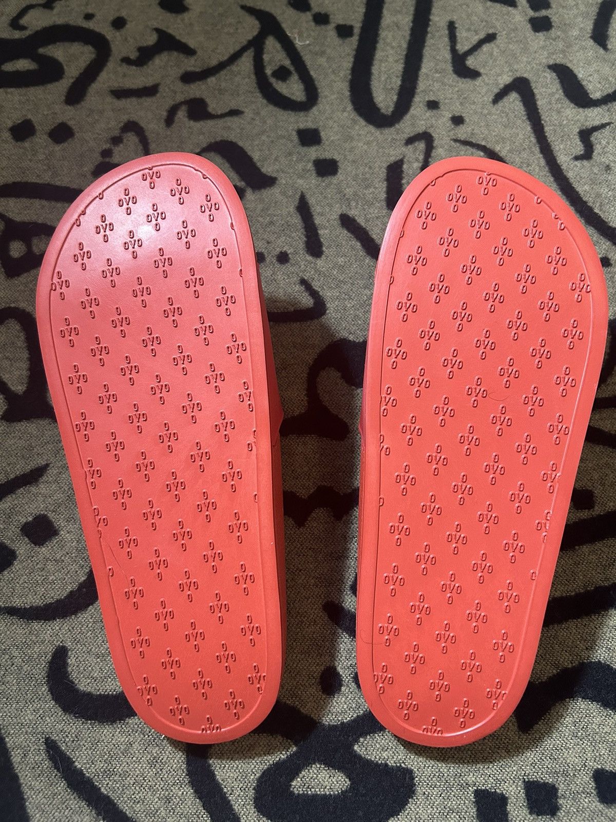 Drake 2021 Octobers Very Own Og Owl Red Slide Size US 9 / EU 42 - 8 Thumbnail