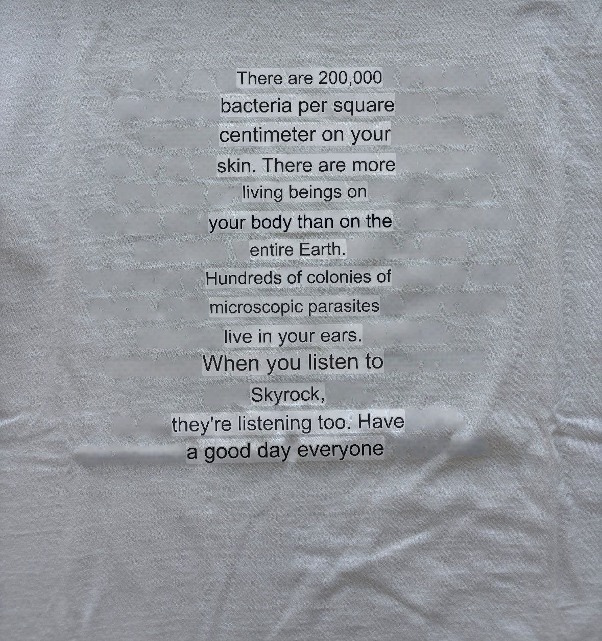 Vintage Vintage 90s Skyrock Promo Shirt Avant Garde Grunge Size US L / EU 52-54 / 3 - 3 Thumbnail