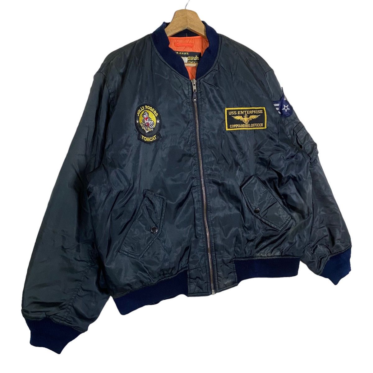 Vintage Vintage Sky-Bombers Air Force Patch Work Full Zipper Bombers Size US L / EU 52-54 / 3 - 5 Thumbnail