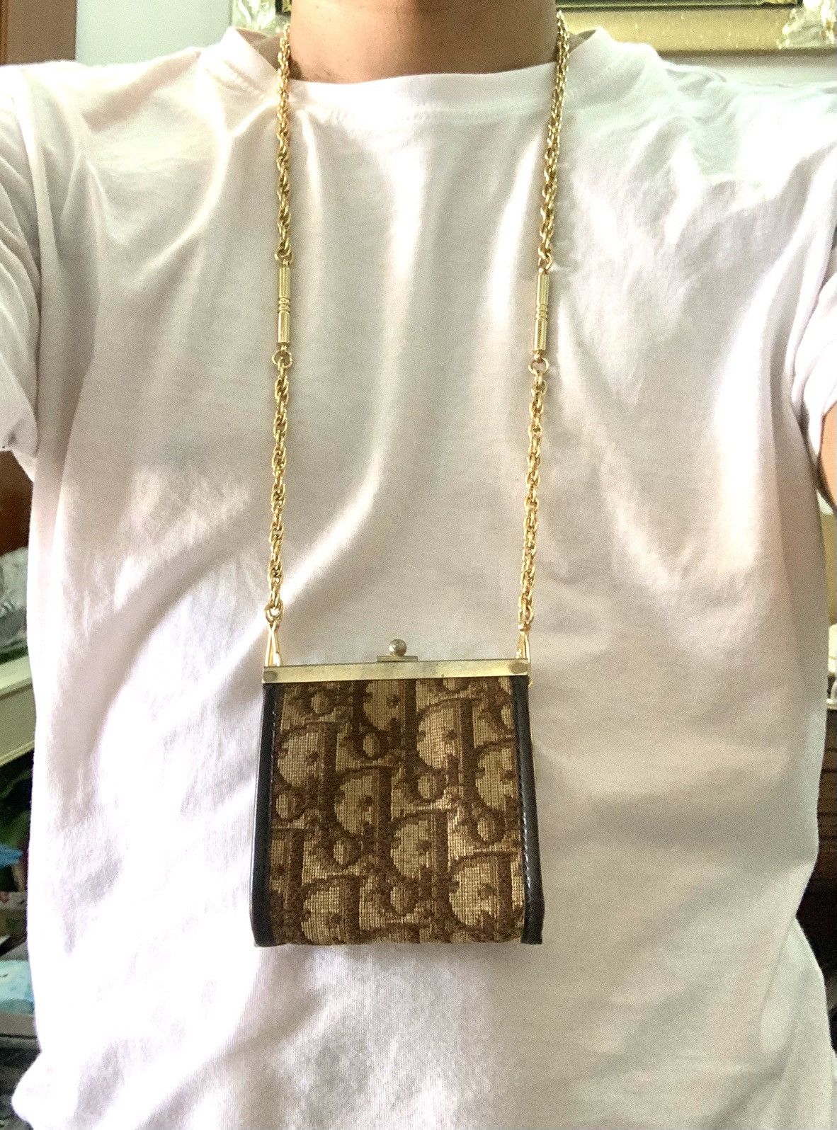 Christian Dior Monsieur Christian Dior Monogram Chain Bag Size ONE SIZE - 10 Thumbnail