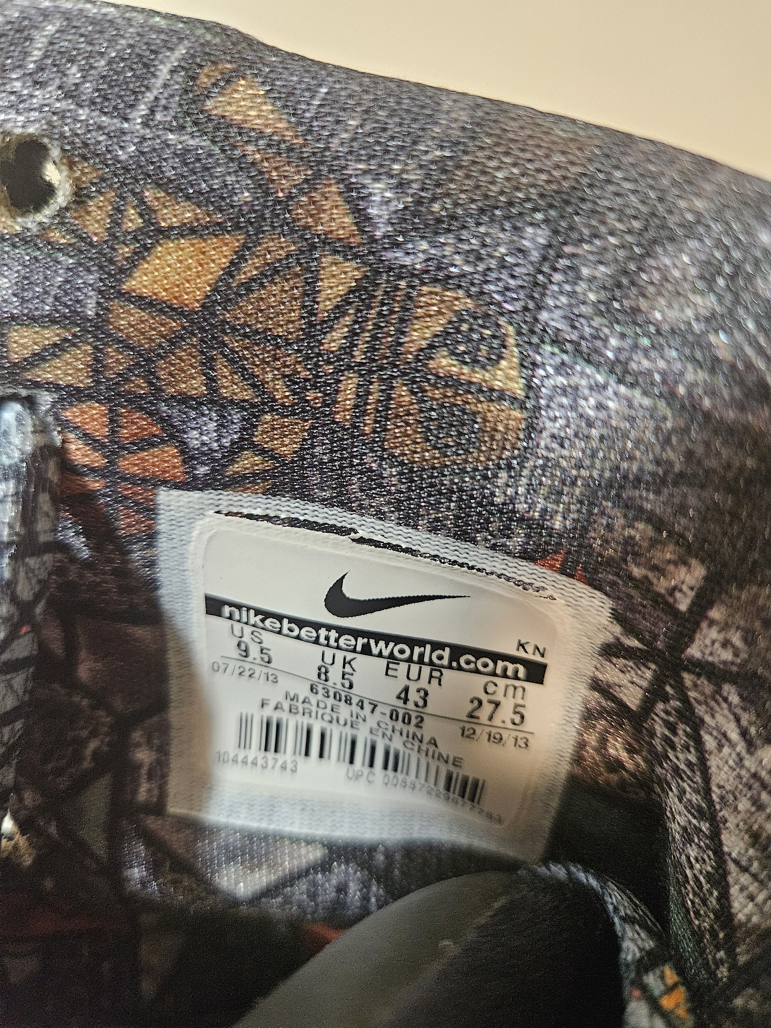 Nike 2013 Nike Kobe 9 NOLA Gumbo League Maestro basketball shoes Size US 9.5 / EU 42-43 - 8 Thumbnail