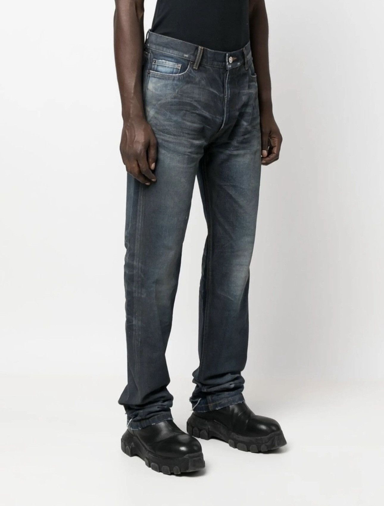 Balenciaga Normal Fit Jeans Pants in Blue Size US 34 / EU 50 - 3 Thumbnail
