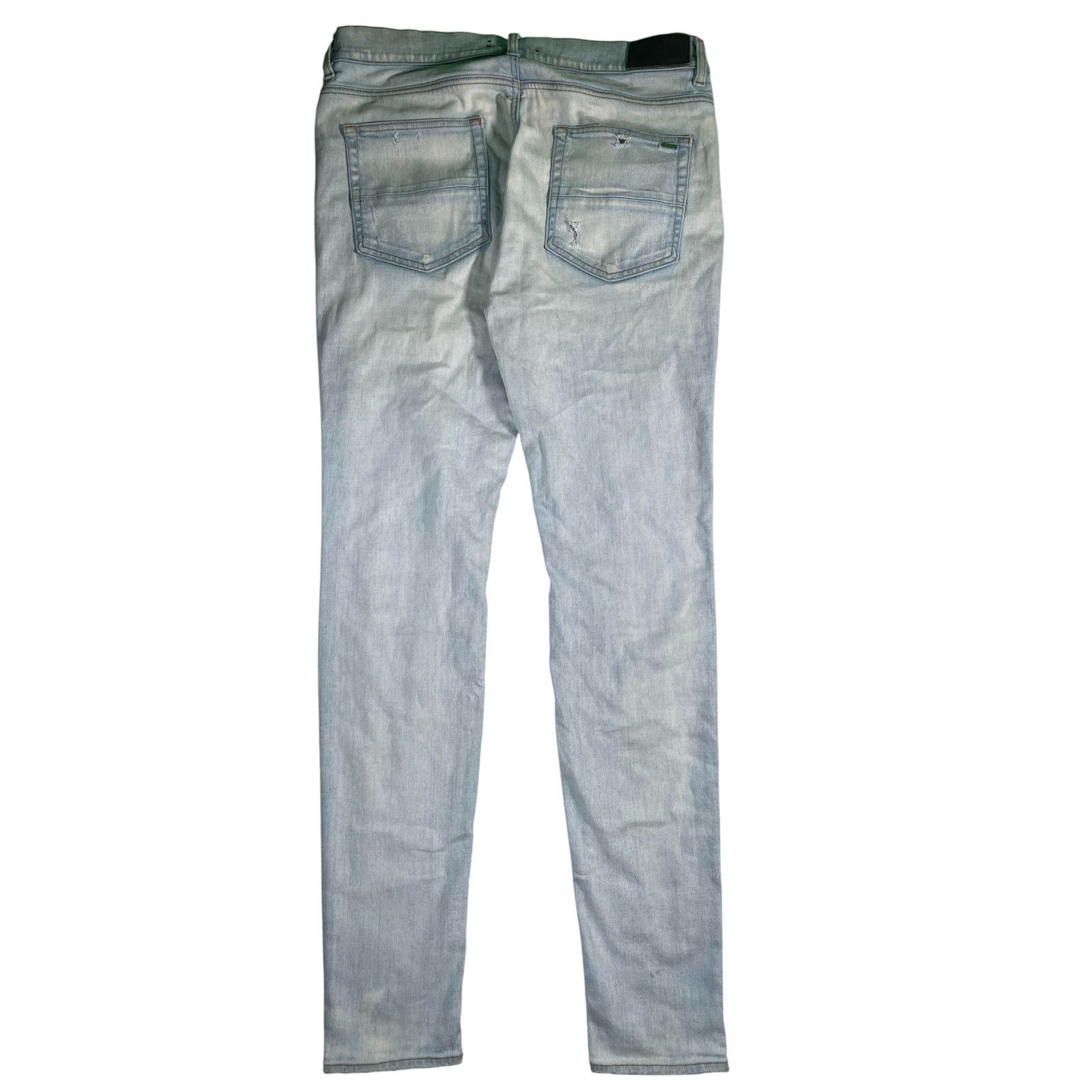 Amiri Amiri MX1 Camo Patch Light Wash Jeans Size US 36 / EU 52 - 2 Thumbnail