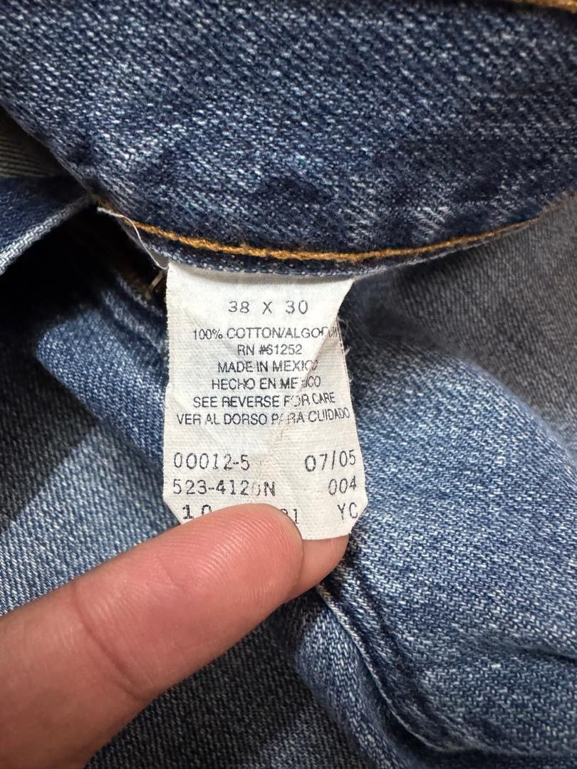 Japanese Brand LOOSE Vintage Y2K Arizona Mudwash Blue Denim Jean Baggy Size US 36 / EU 52 - 11 Thumbnail