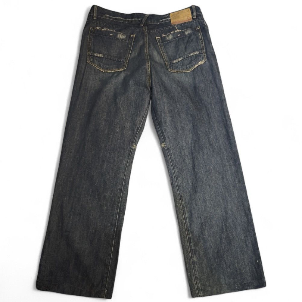 Hurley 🔥 Vintage y2k Baggy Skate Hurley Global 3 Denim Size US 37 - 2 Thumbnail