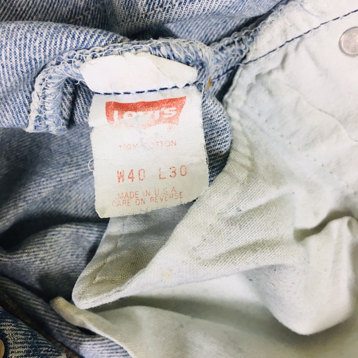 Levi's Vintage Clothing Vintage Levi’s 501xx Distress Denim Size US 40 / EU 56 - 10 Thumbnail