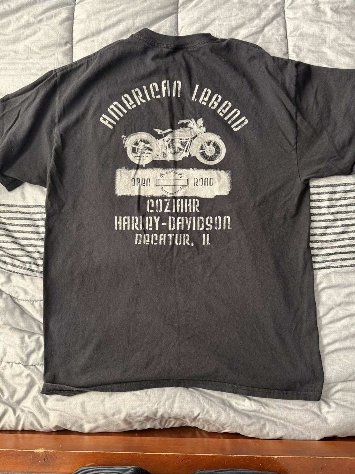 Harley Davidson Harley Davidson black and white streetwear tee Size US L / EU 52-54 / 3 - 2 Thumbnail