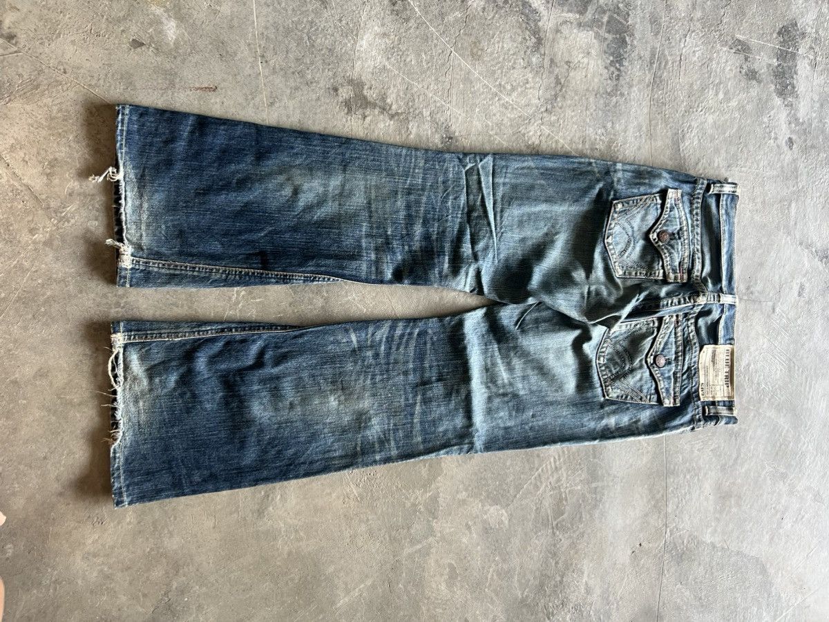 20471120 × Edwin × Japanese Brand flare edwin blue trip 503 dope faded washed punk grunge Size US 33 - 13 Thumbnail