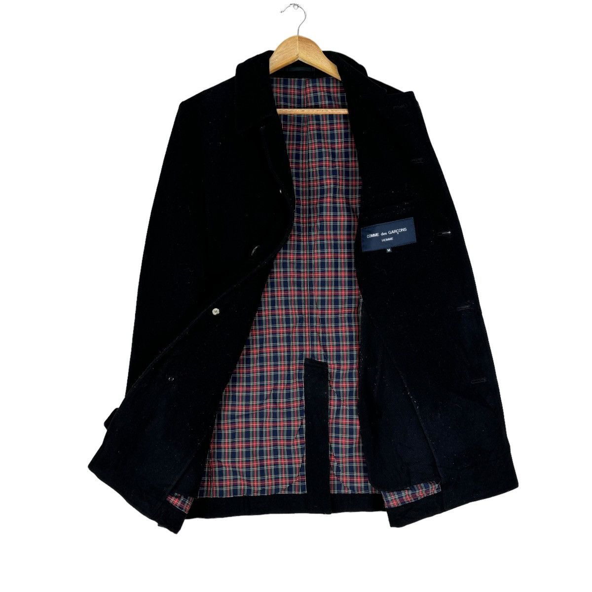 CDG by Comme des Garcons × Comme des Garcons × Comme des Garcons Homme 🔥CDG HOMME FW2010 WOOL PLAIDS INNER JACKET Size US M / EU 48-50 / 2 - 1 Thumbnail