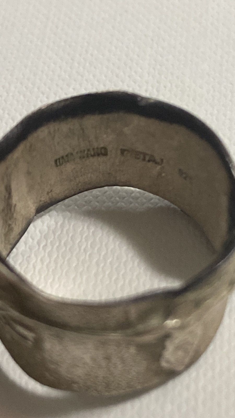 DETAJ Detaj x Uma Wang Thyme Large Silver Adjustable Ring Size ONE SIZE - 7 Thumbnail
