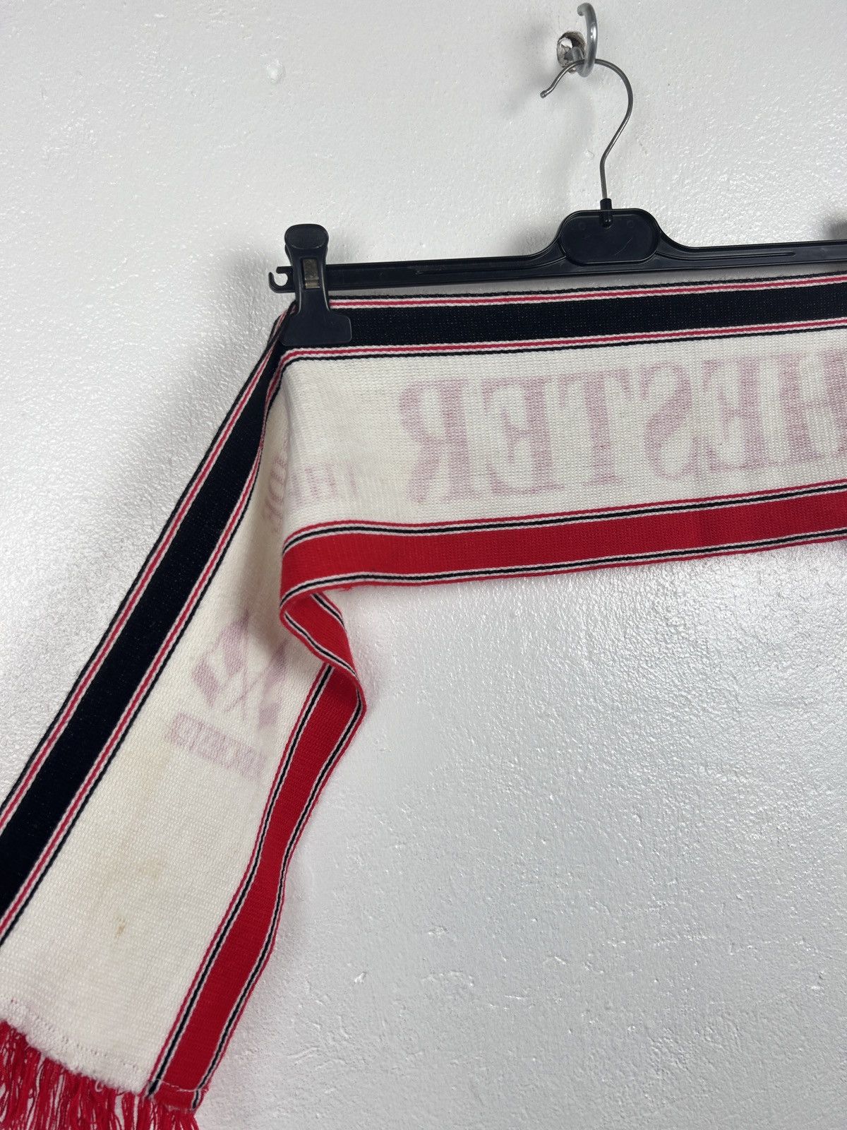 Vintage 80s Vintage Manchester United Soccer Football Fanwear Scarf Size ONE SIZE - 6 Thumbnail