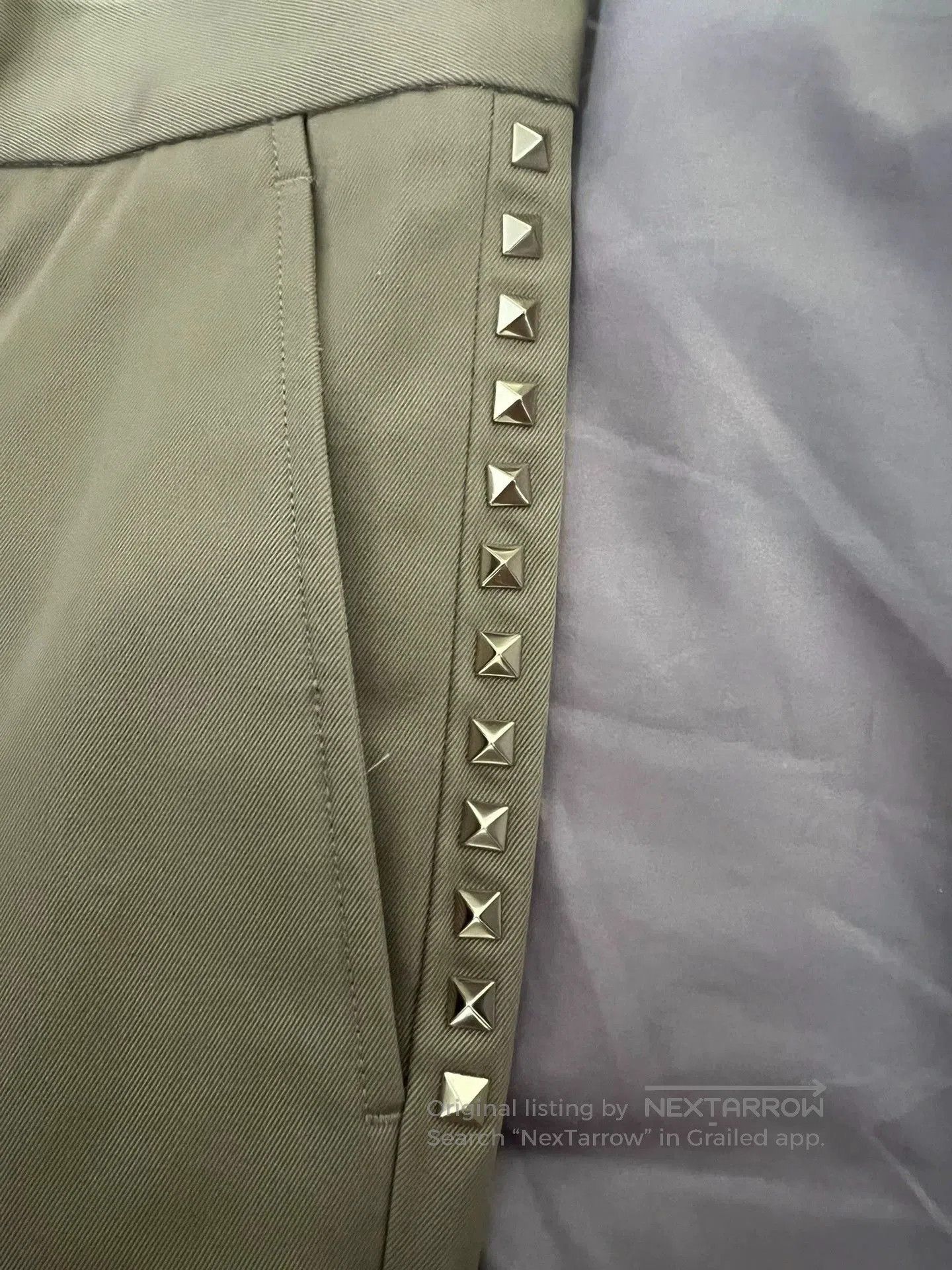 Valentino Valentino Studded Men's Casual Pants. Size US 28 / EU 44 - 4 Thumbnail