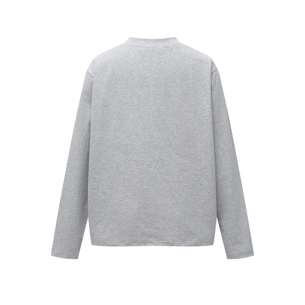 Vintage Men's loose casual simple embroidered long-sleeved T-shirt Size US M / EU 48-50 / 2 - 2 Thumbnail