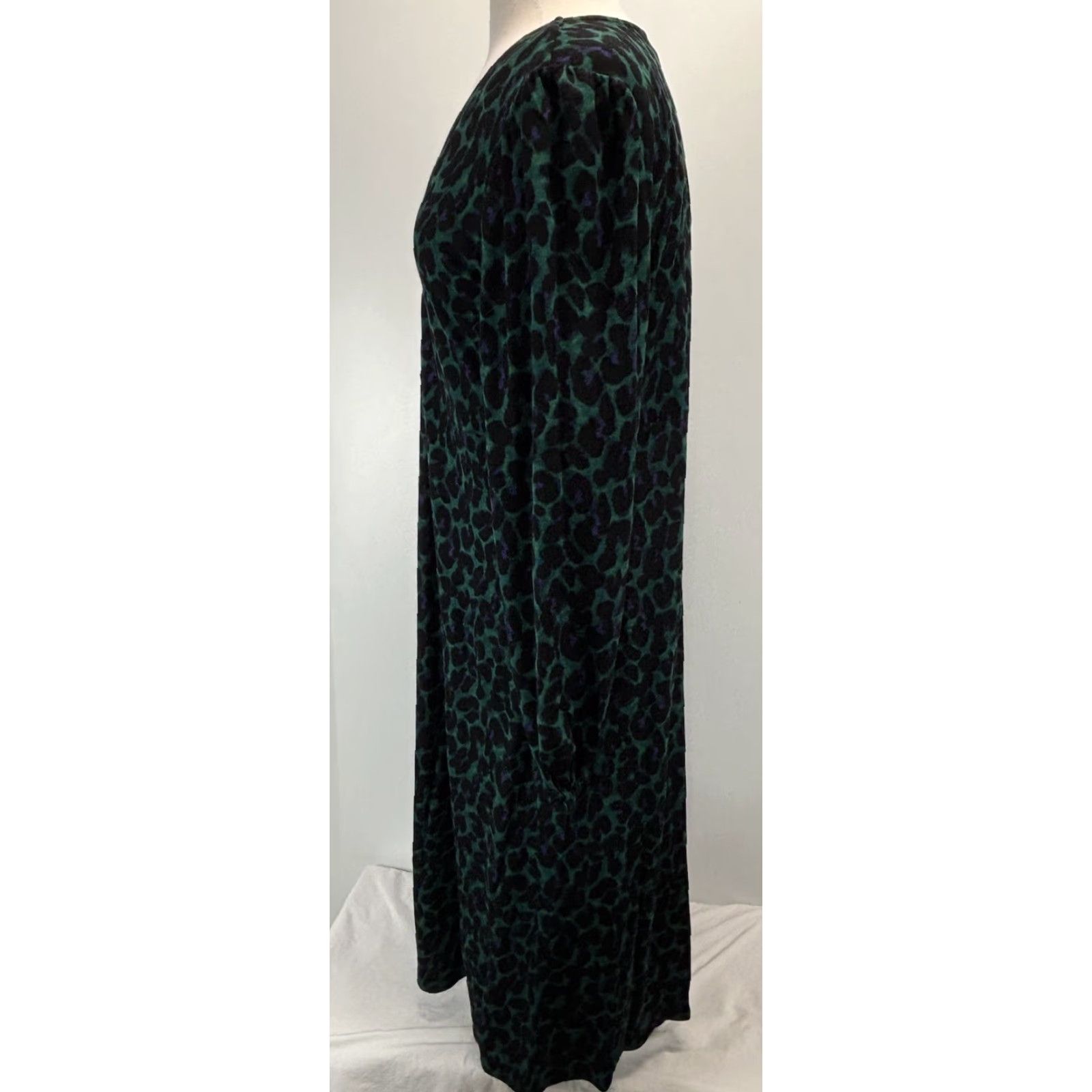 J. Jill J. Jill Womens Dress Midi Lightweight Ponte Knit Animal Print Colorful Stretch M Multicolor Shift Size M / US 6-8 / IT 42-44 - 2 Thumbnail