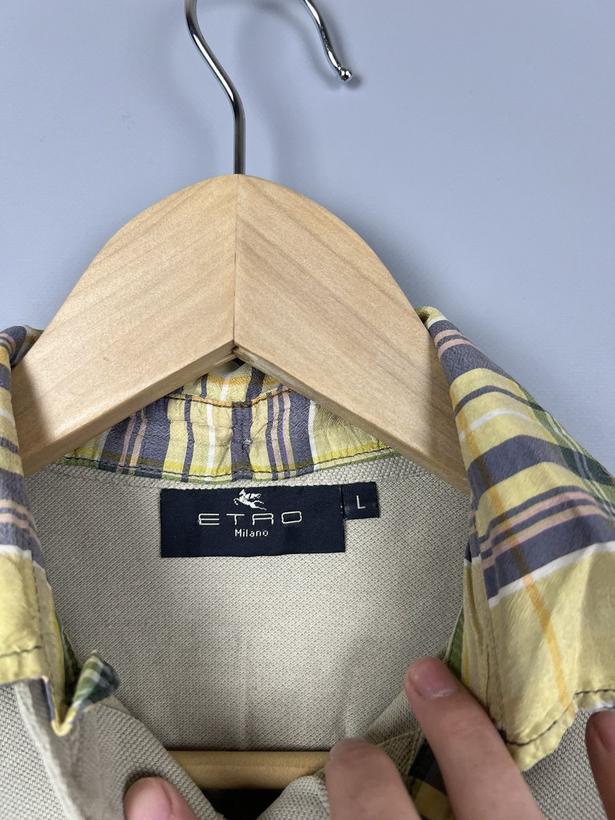Etro Etro cotton Dress / Rugby Shirt with removable collar rare Size L / US 10 / IT 46 - 3 Thumbnail