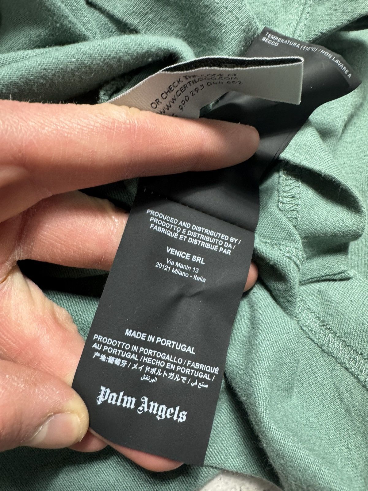 Palm Angels Palm Angels Big Logo Luxury Long Sleeve Oversize Size M Size US M / EU 48-50 / 2 - 8 Thumbnail