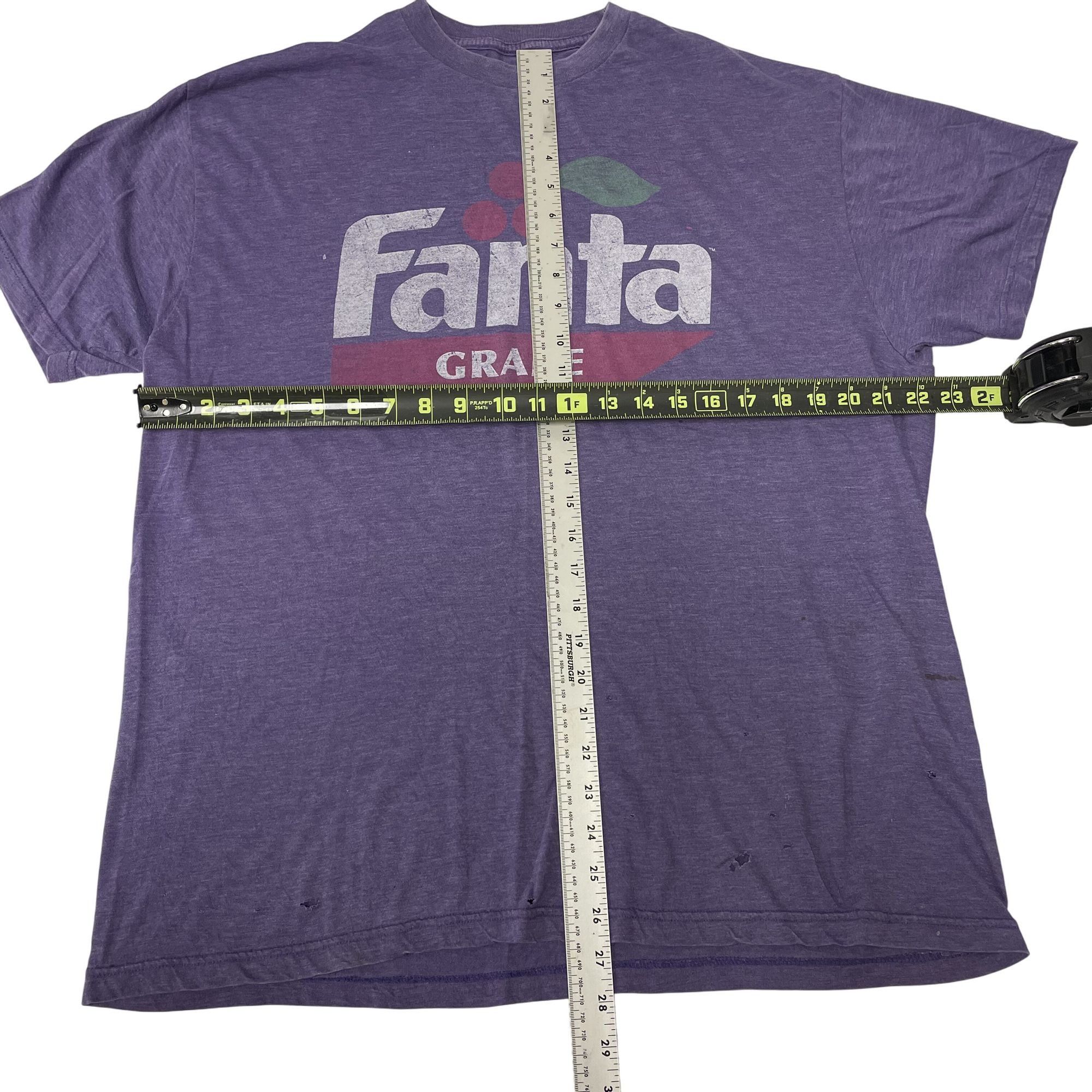 Coca Cola Vtg Coca Cola Purple GRAPE FANTA Ultra SOFT Soda Pop Shirt Size US XL / EU 56 / 4 - 6 Thumbnail
