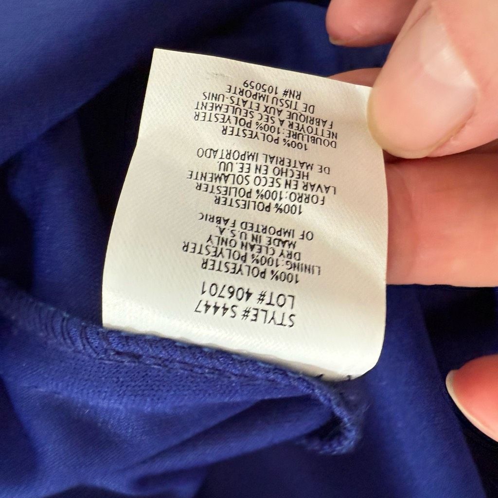 Other Xscape Royal Blue Formal Straight Maxi Skirt Stretchy 6 Size 28" / US 6 / IT 42 - 6 Thumbnail