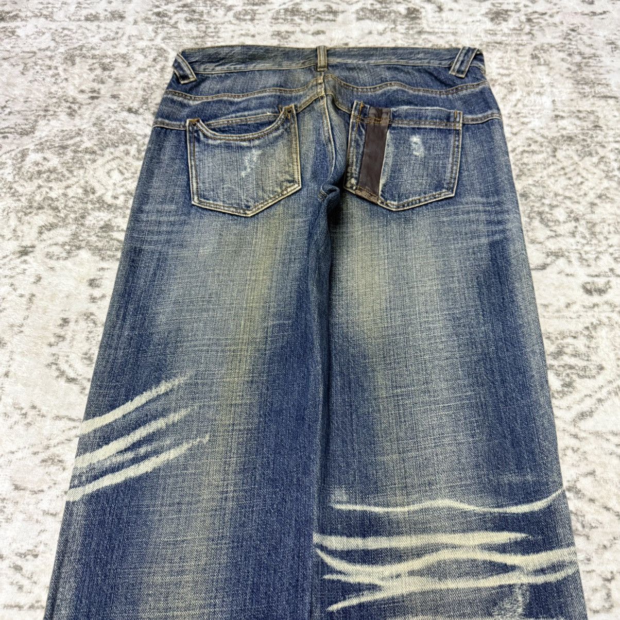 Hysteric Glamour Ba-tsu Studio Japan Brainded Details Distressed Jeans Size US 30 / EU 46 - 8 Thumbnail
