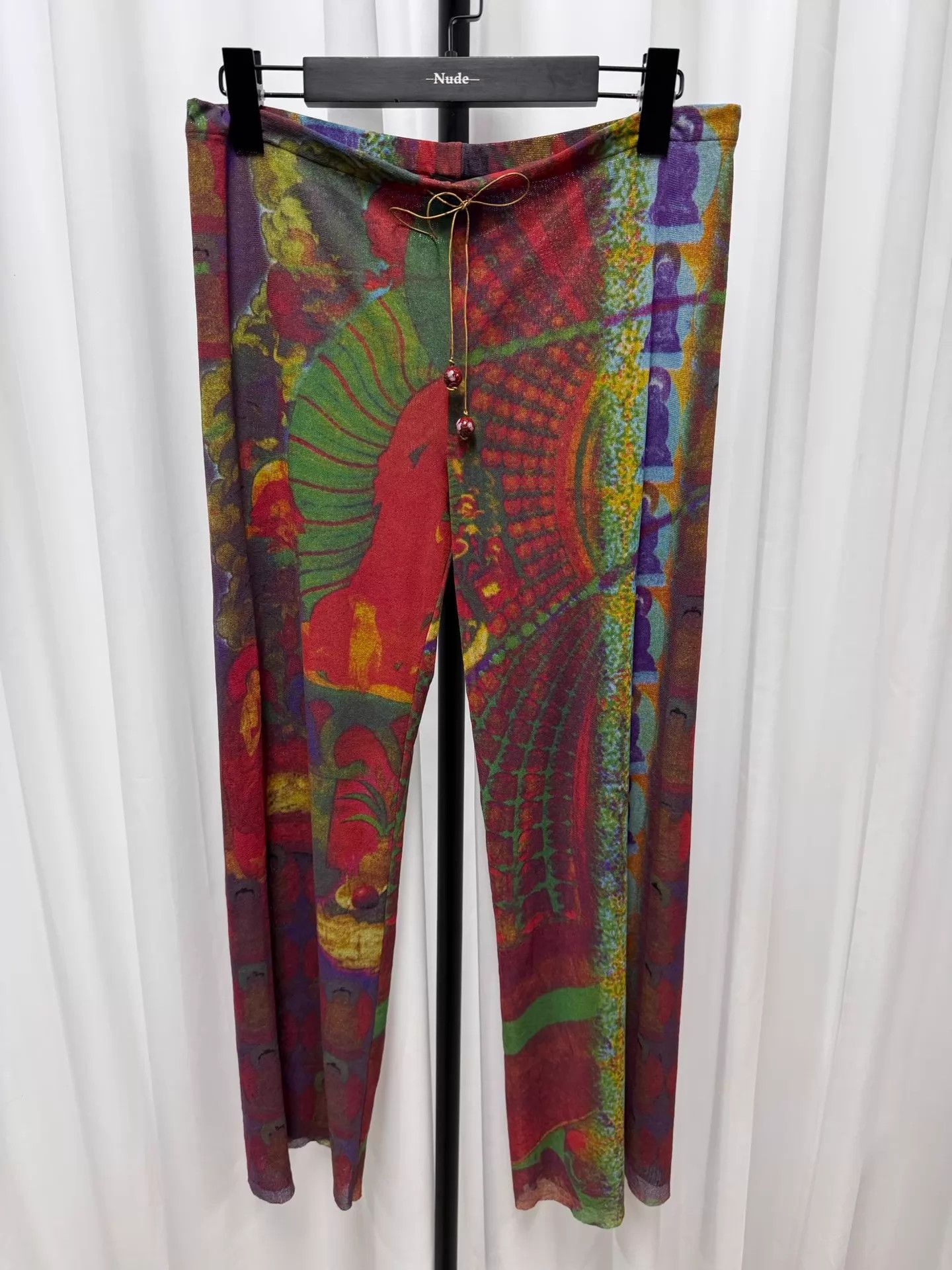 Vivienne Tam Vivienne Tam Buddha Print Pants Size 26" / US 2 / IT 38 - 1 Thumbnail