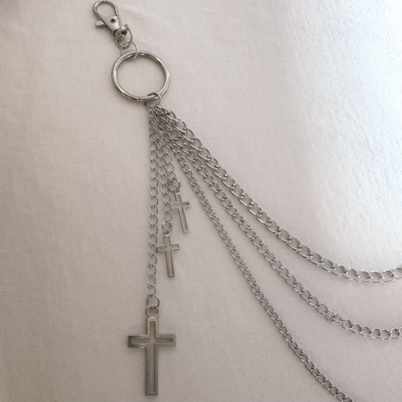 Other Cross Pants Chain for Men Women,Jeans Chain,Keys Chain Size ONE SIZE - 4 Thumbnail