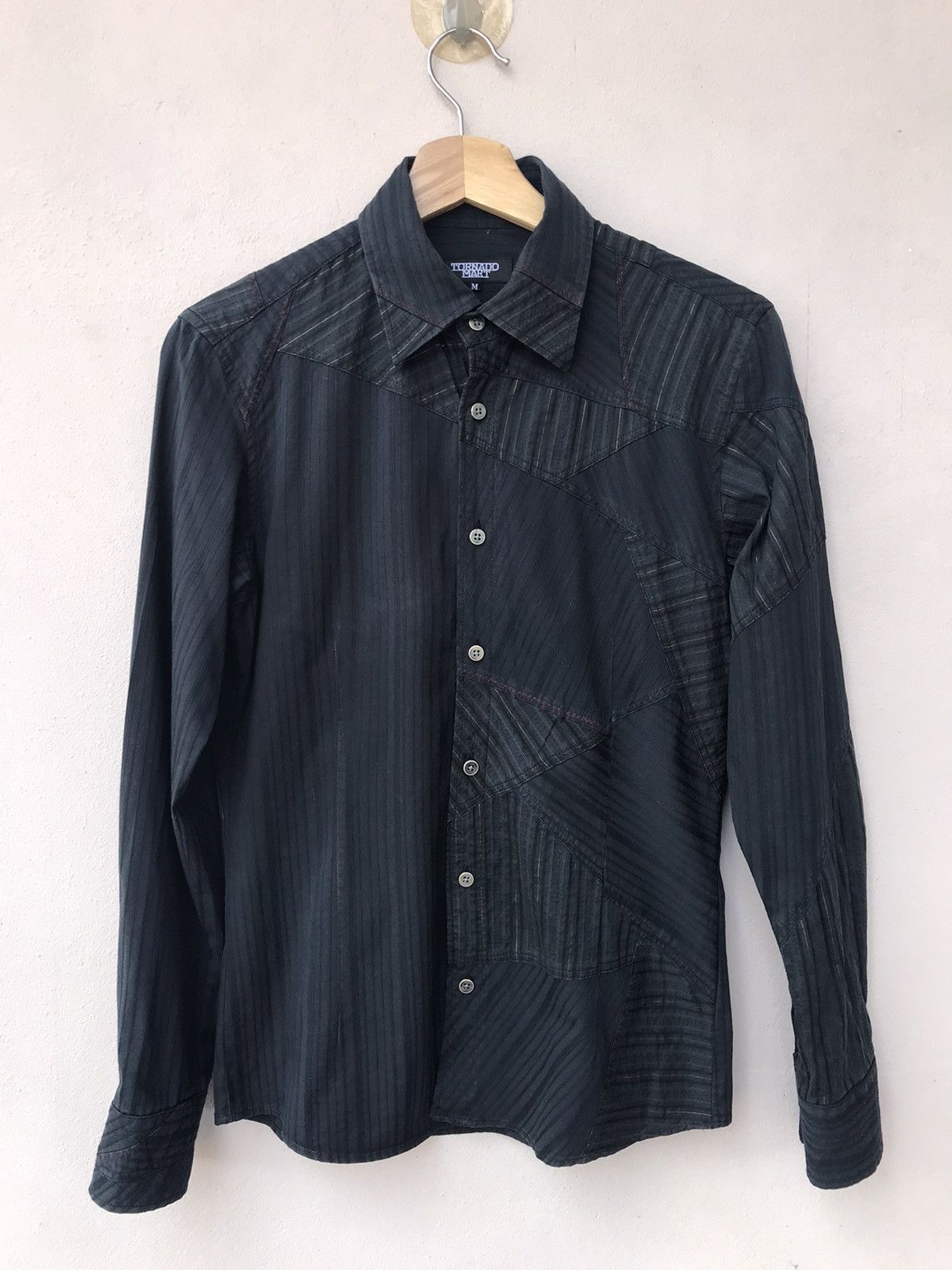 Vintage Tornado Mart Long Sleeve Button Up Shirt