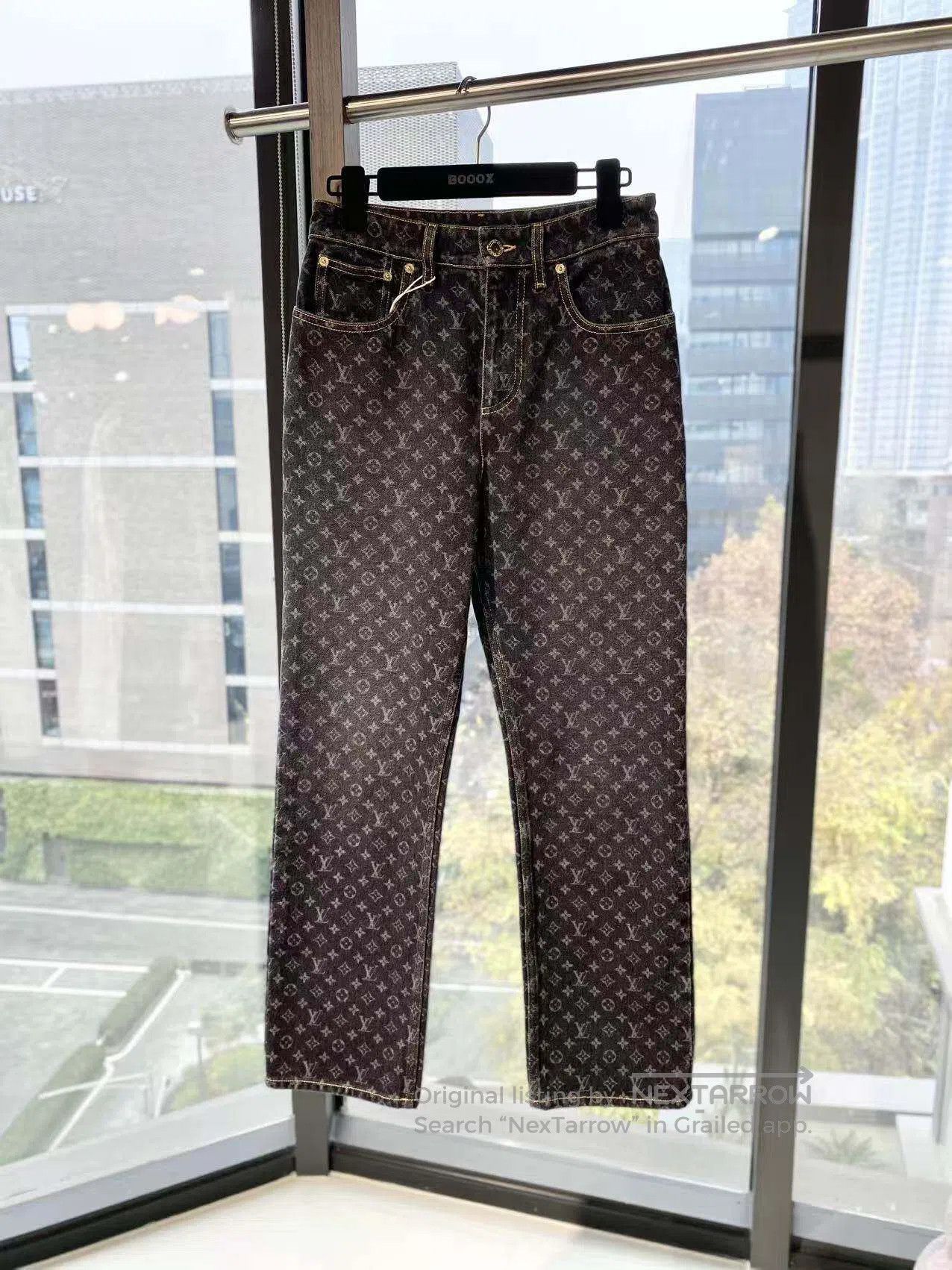 Louis Vuitton Louis Vuitton 25SS presbycribe full print jeans| Size 24" / US 00 / IT 34 - 2 Thumbnail