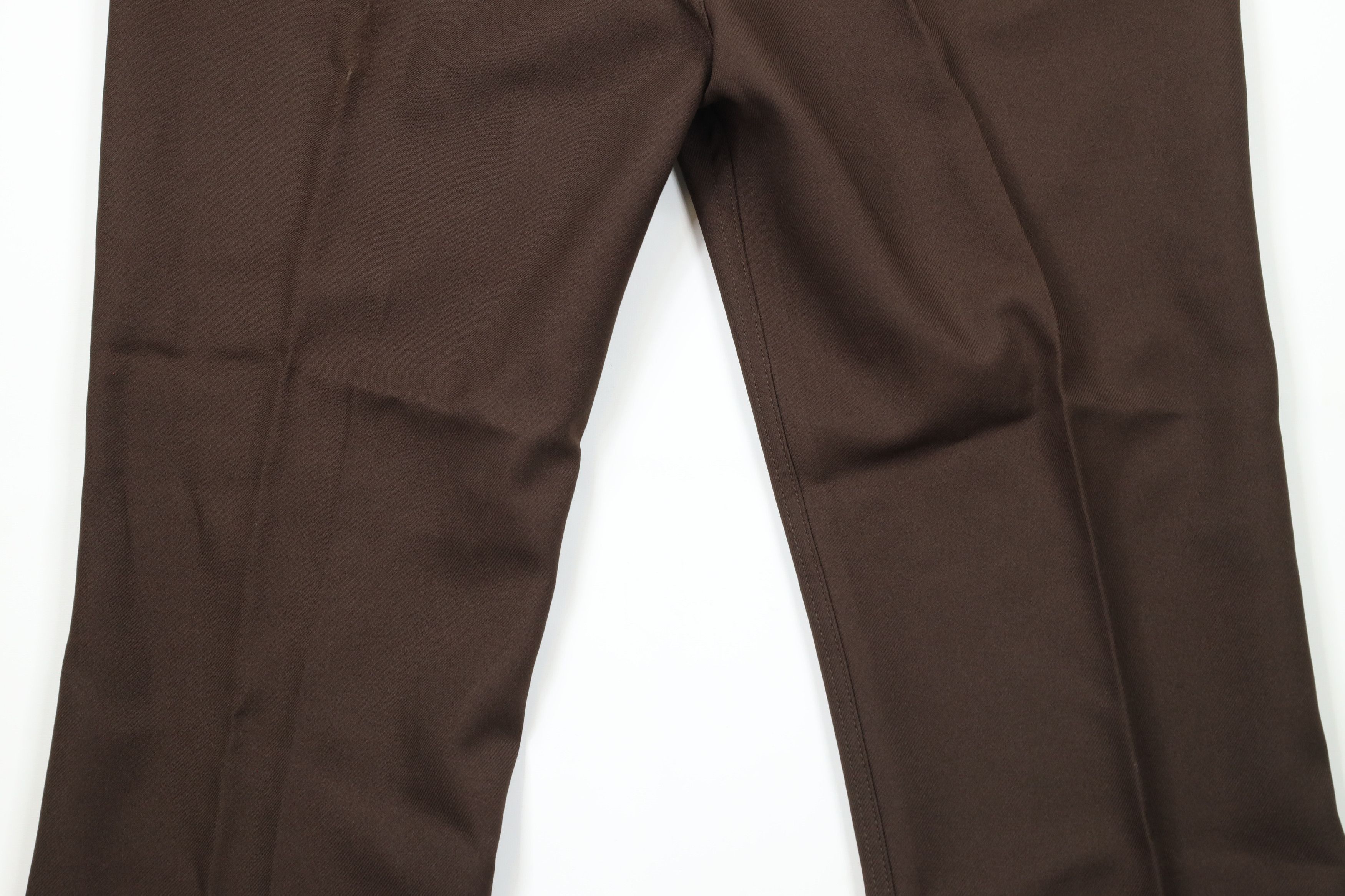 Vintage × Wrangler Deadstock Vintage 90s Wrangler Knit Wide Leg Pants Brown USA Size US 44 / EU 60 - 10 Thumbnail