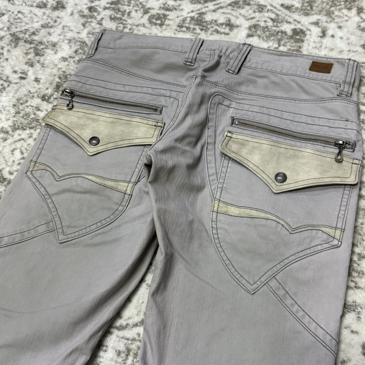 Nicole Club Nicole Club Japan Paneled Gun Pocket Flared Jeans Size US 30 / EU 46 - 10 Thumbnail